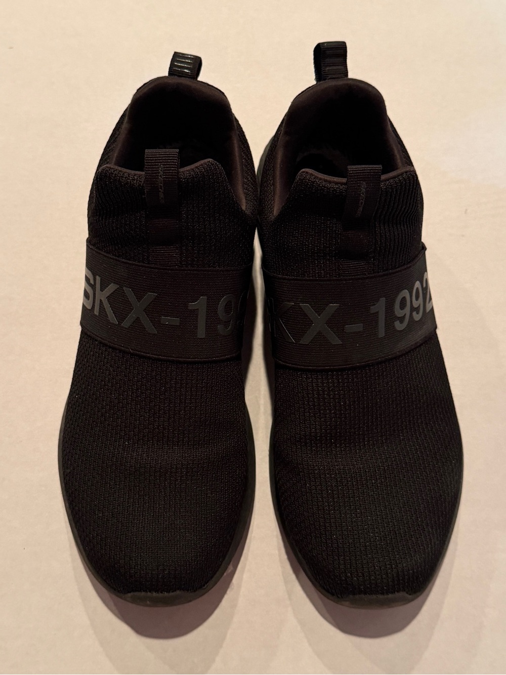 Skechers Men's Black Slip-On Performance Sneakers
